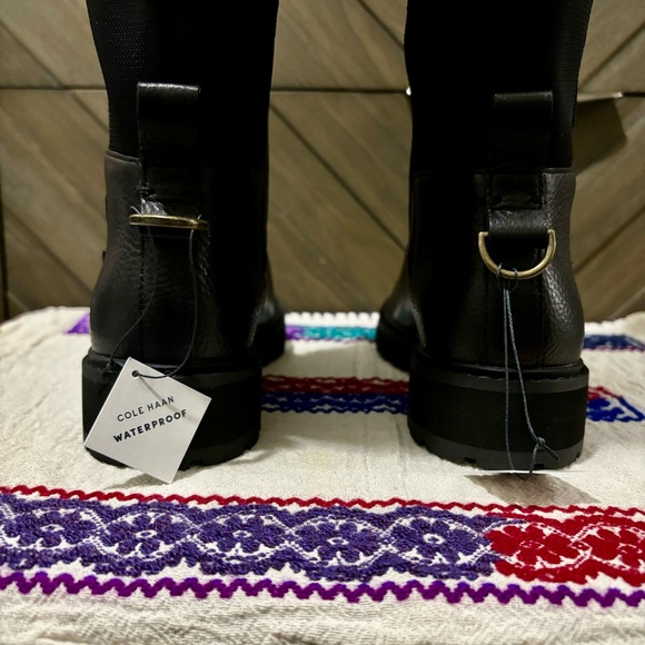Cole Haan Womens Waterproof Greenwich Tall Boots Size 6 B - Picture 6 of 13